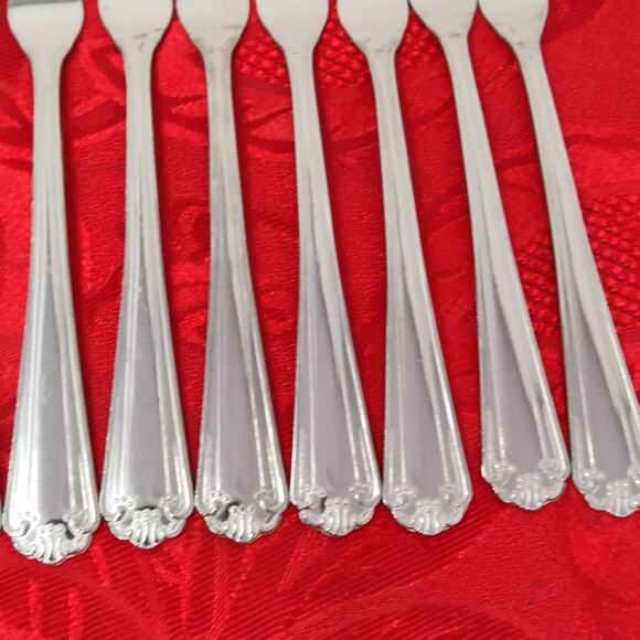 12X Royal Household Stainless 18-0 - Cocktail Seafood Shrimp Forks - Picture 6 of 14
